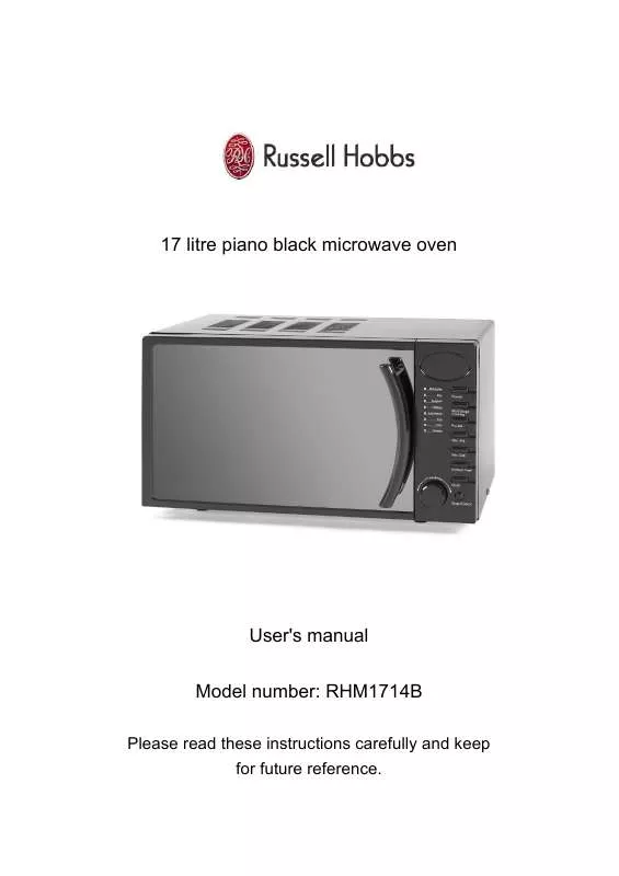 Mode d'emploi RUSSELL HOBBS RHM1714B