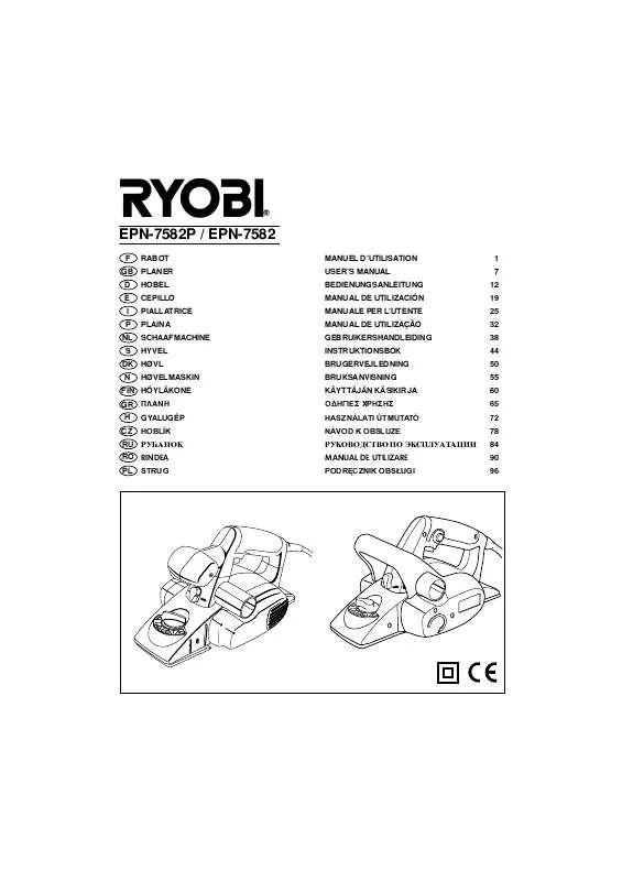 Mode d'emploi RYOBI EPN-7582