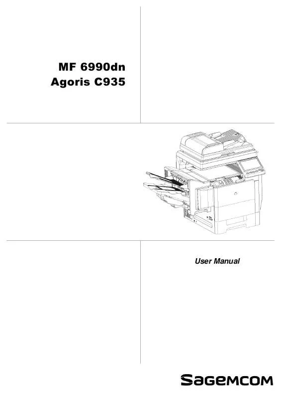 Mode d'emploi SAGEM MF 6990 DN