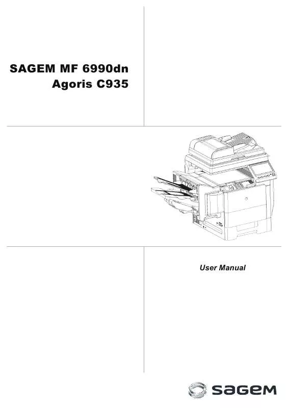 Mode d'emploi SAGEM MF 6990DN