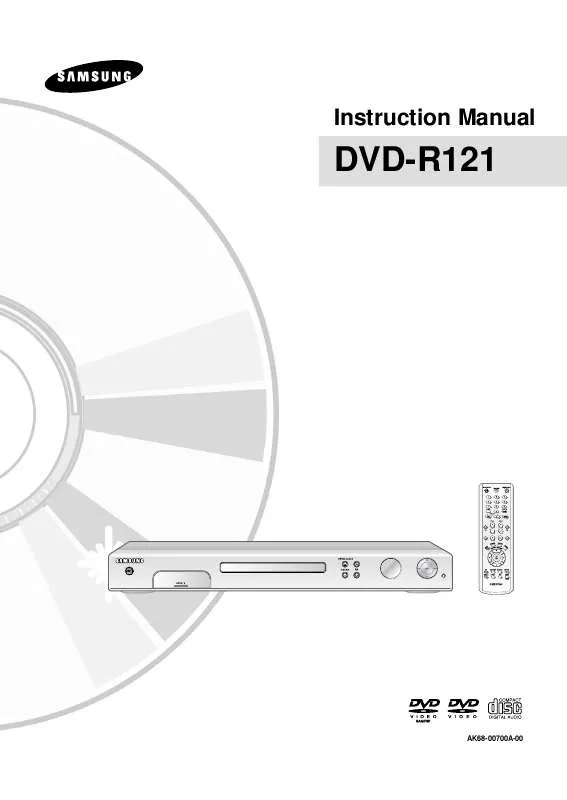 Mode d'emploi SAMSUNG DVD-R121