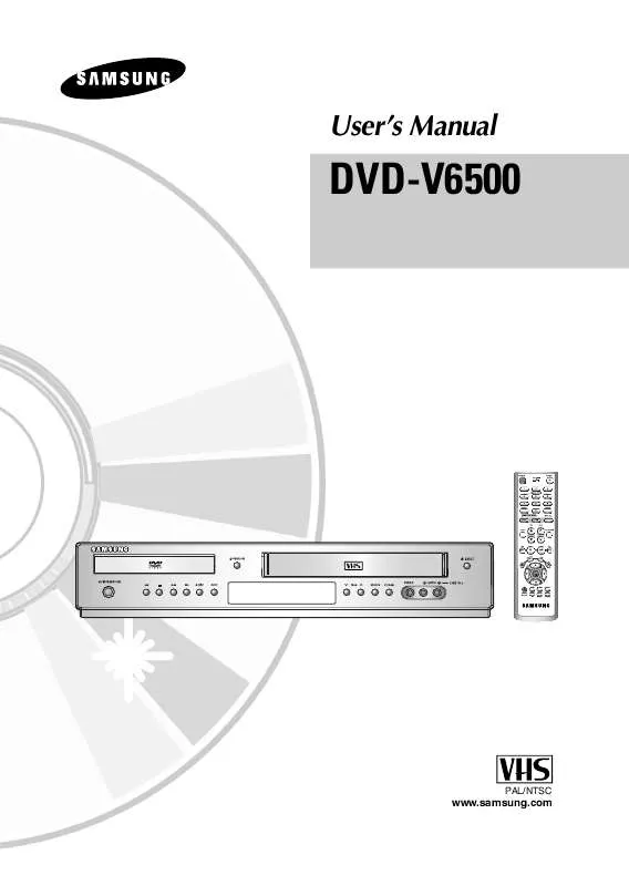 Mode d'emploi SAMSUNG DVD-V6500