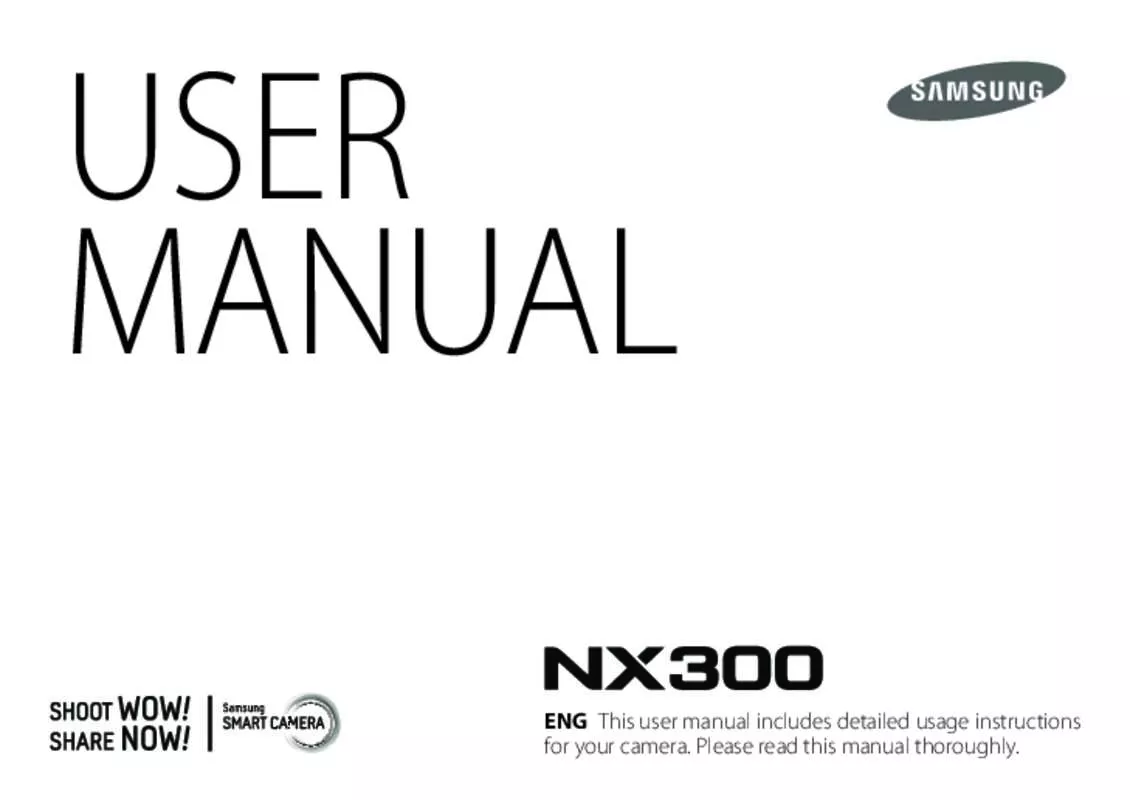 Mode d'emploi SAMSUNG EV-NX300