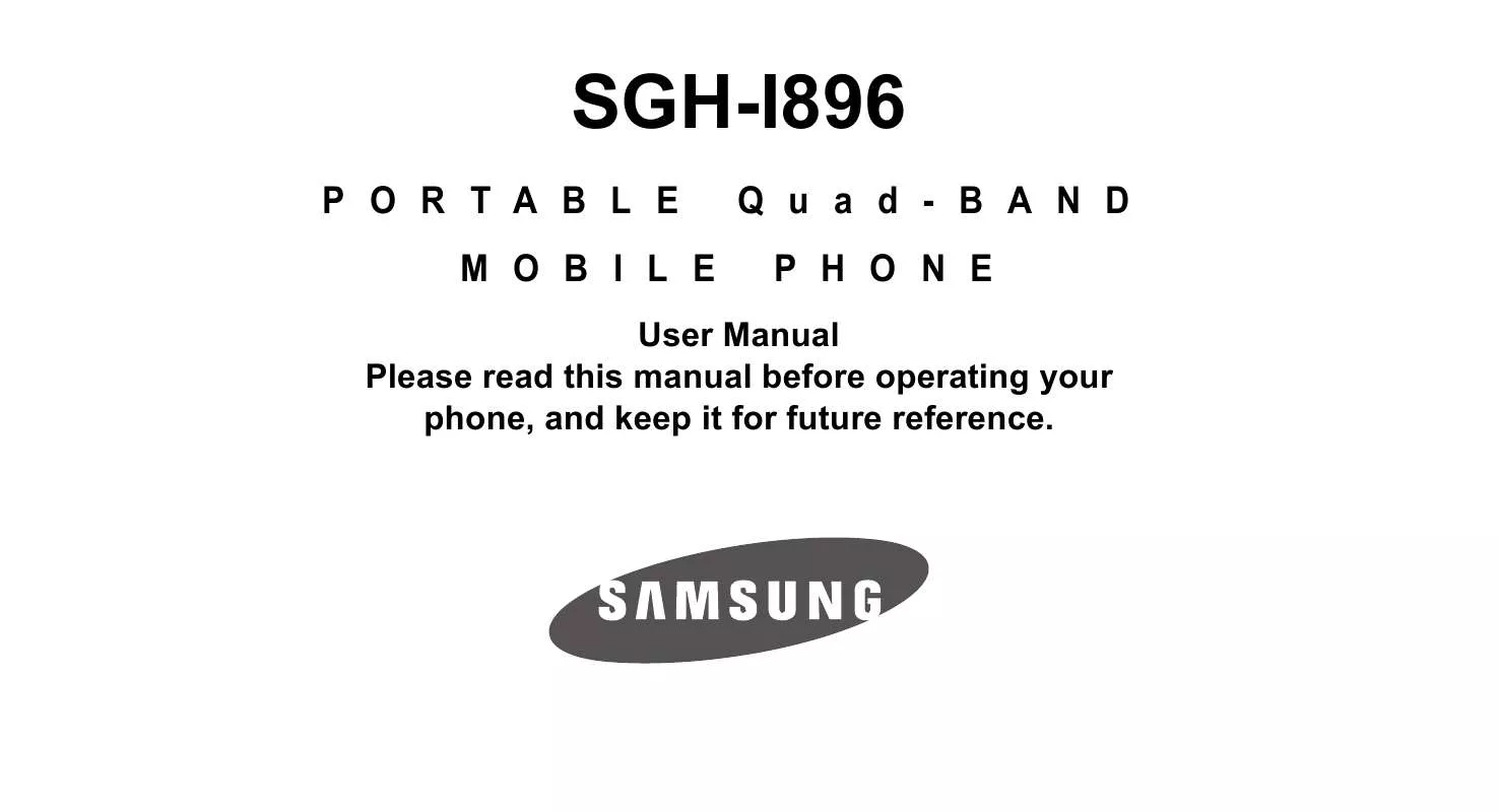 Mode d'emploi SAMSUNG GALAXY S CAPTIVATE SGH-I896