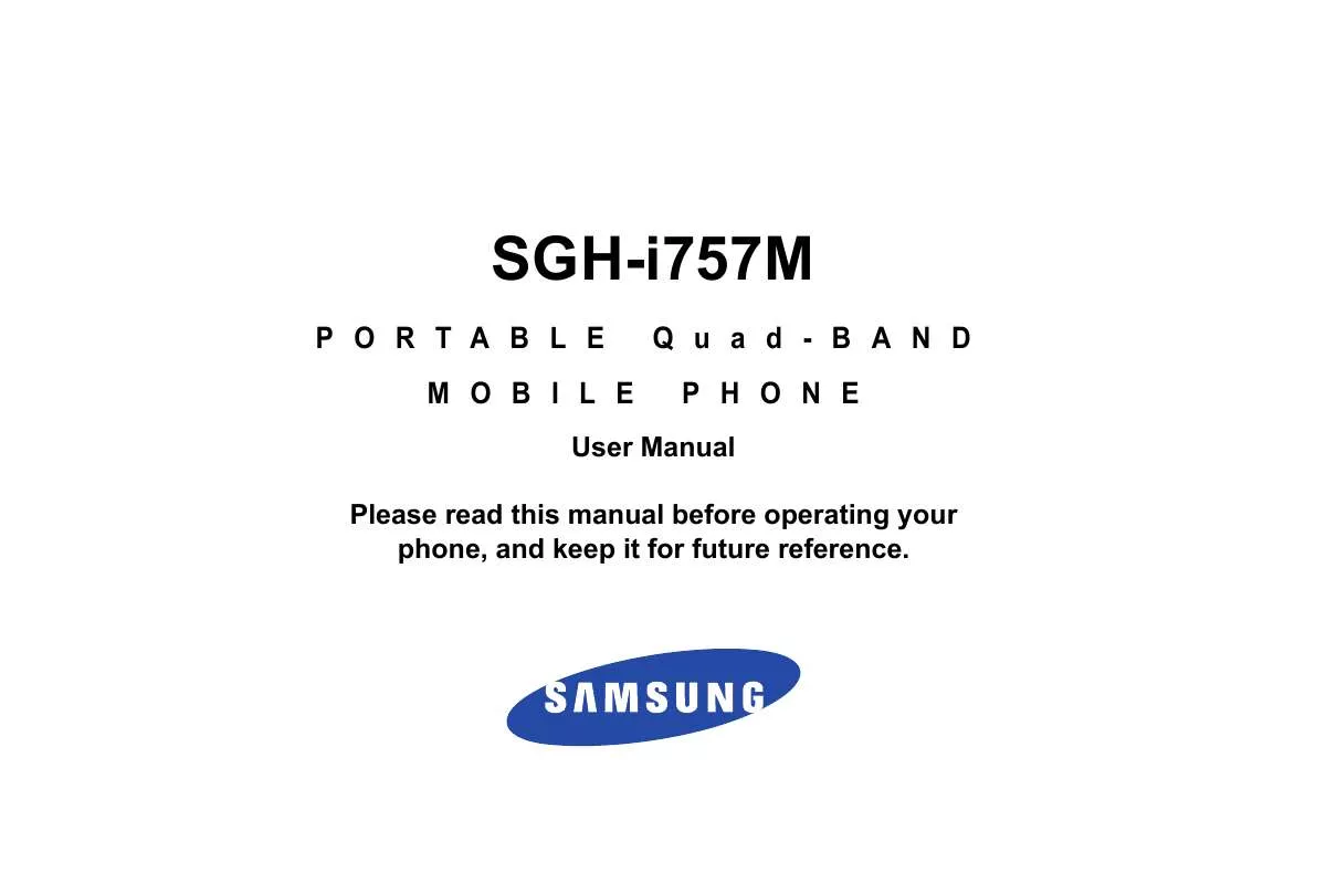 Mode d'emploi SAMSUNG GALAXY SII HD LTE SGH-I757M