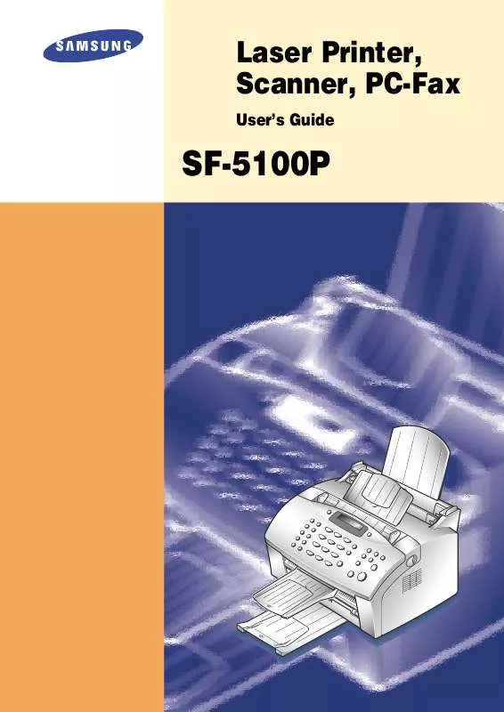 Mode d'emploi SAMSUNG SF-5100P