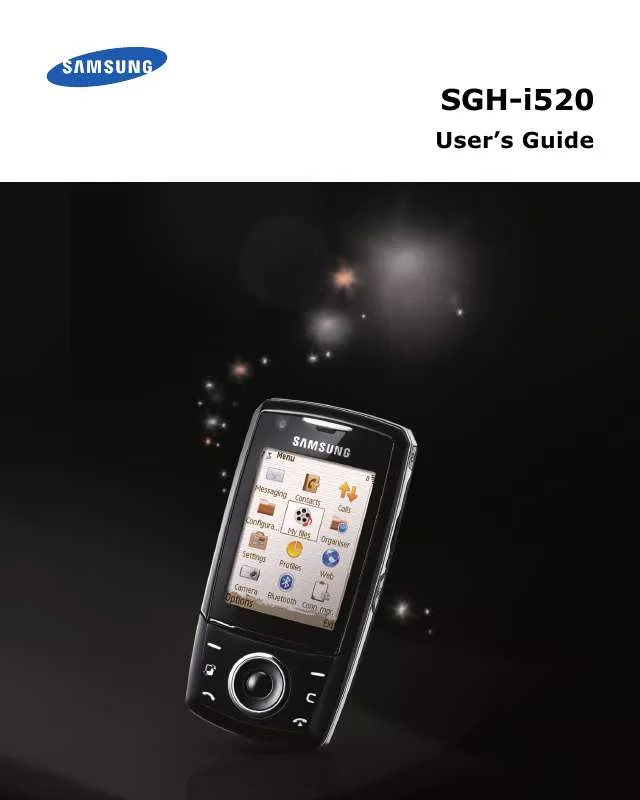 Mode d'emploi SAMSUNG SGH-I520
