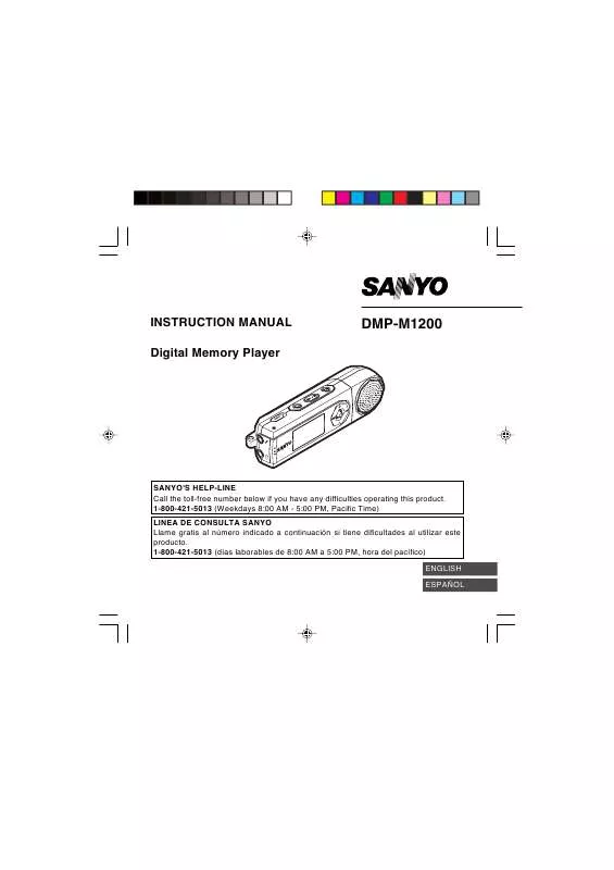 Mode d'emploi SANYO DMPM1200