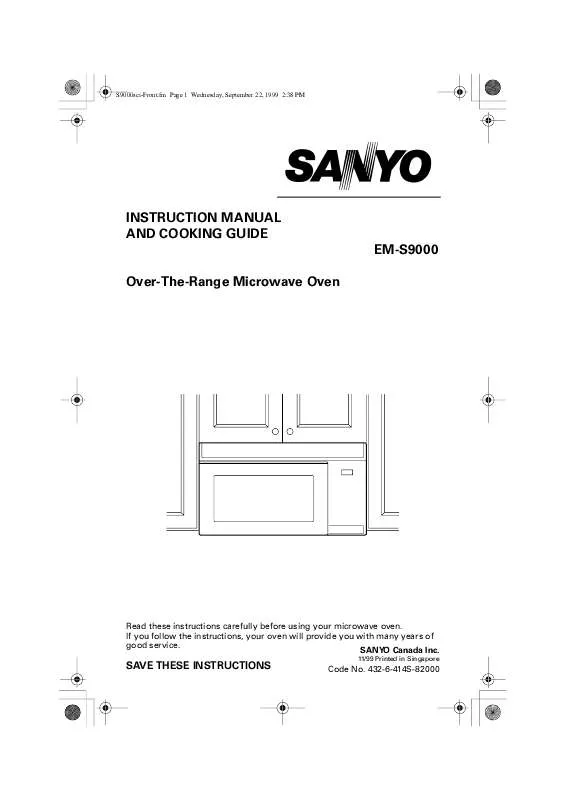 Mode d'emploi SANYO EM-S9000
