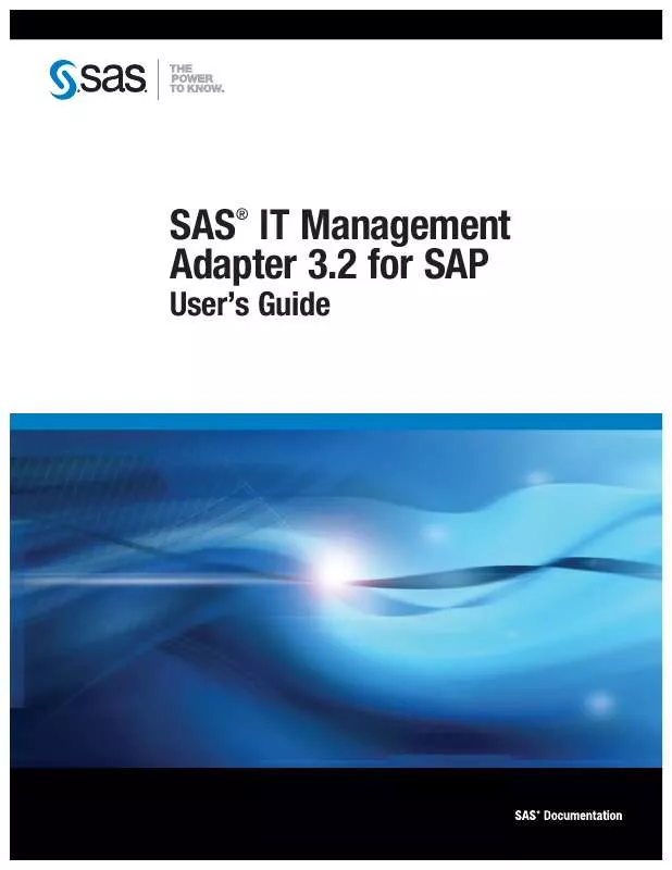 Mode d'emploi SAS SAS IT MANAGEMENT ADAPTER 3.2