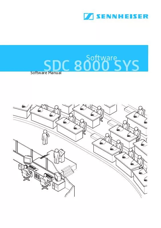 Mode d'emploi SENNHEISER SDC 8000 SYS