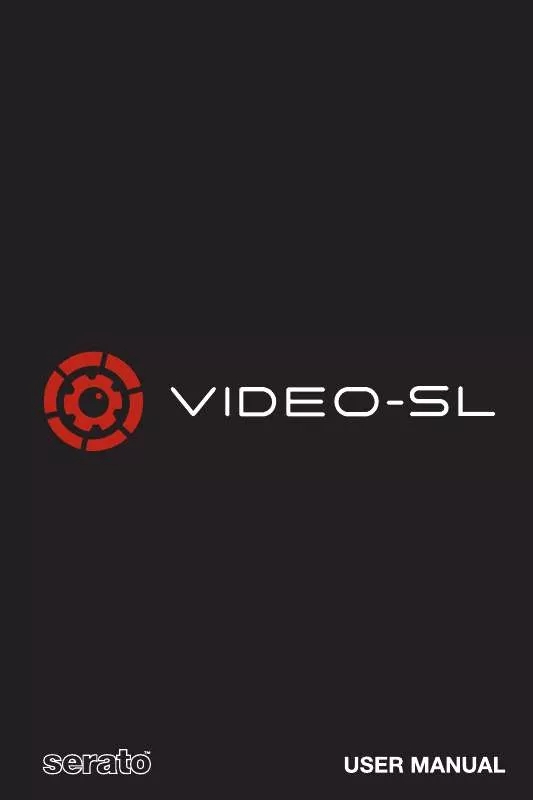 Mode d'emploi SERATO VIDEO-SL