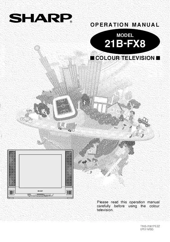 Mode d'emploi SHARP 21B-FX8