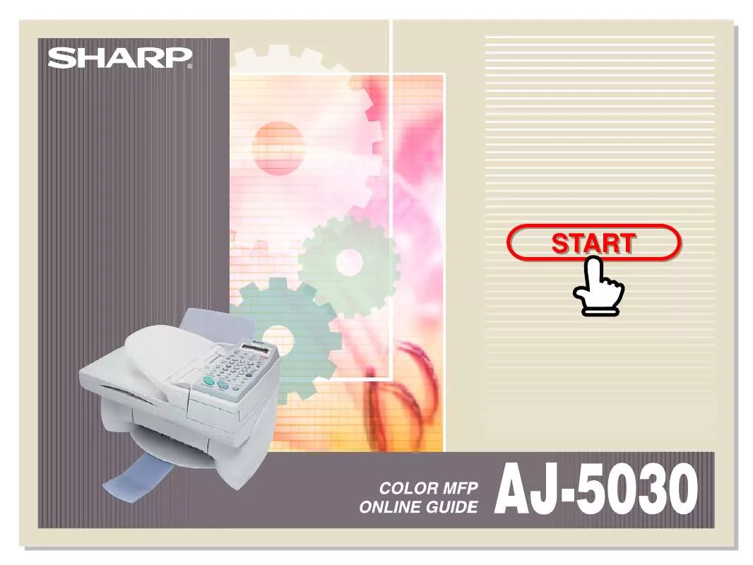 Mode d'emploi SHARP AJ-5030