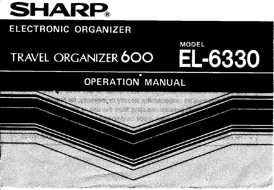 Mode d'emploi SHARP EL-6330