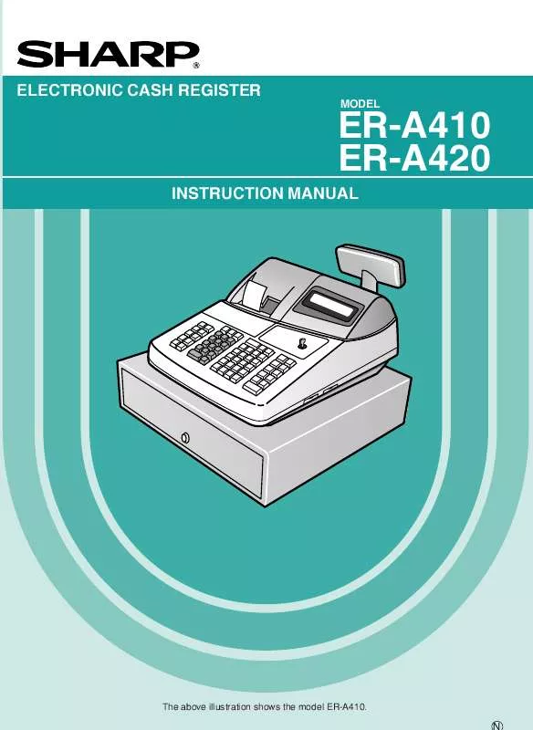 Mode d'emploi SHARP ER-A410