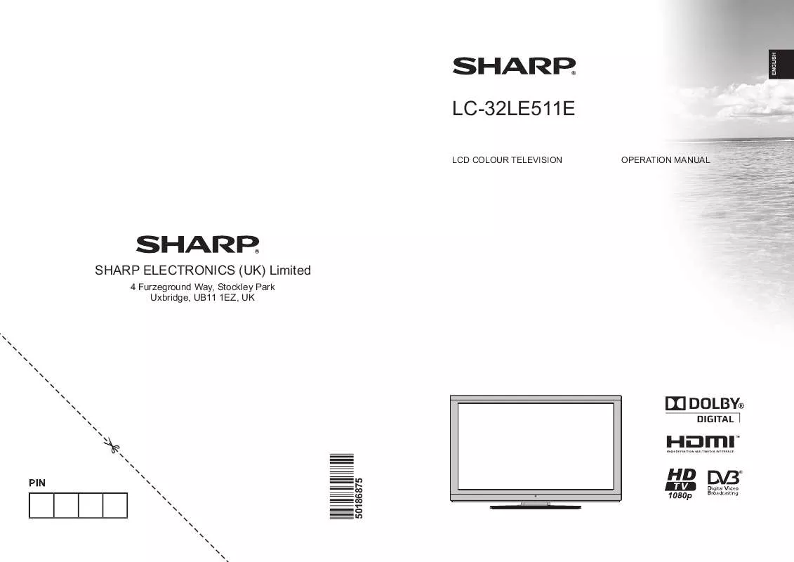Mode d'emploi SHARP LC-32LE511E