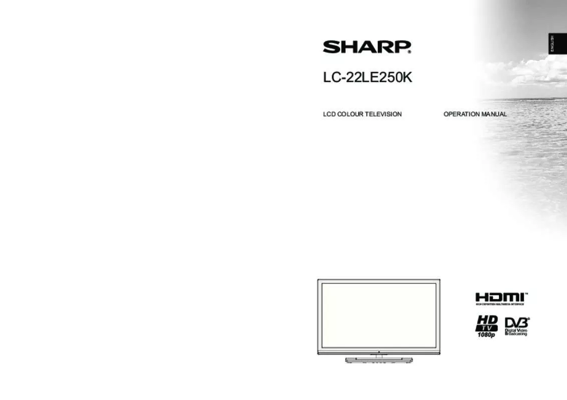 Mode d'emploi SHARP LC22LE250K
