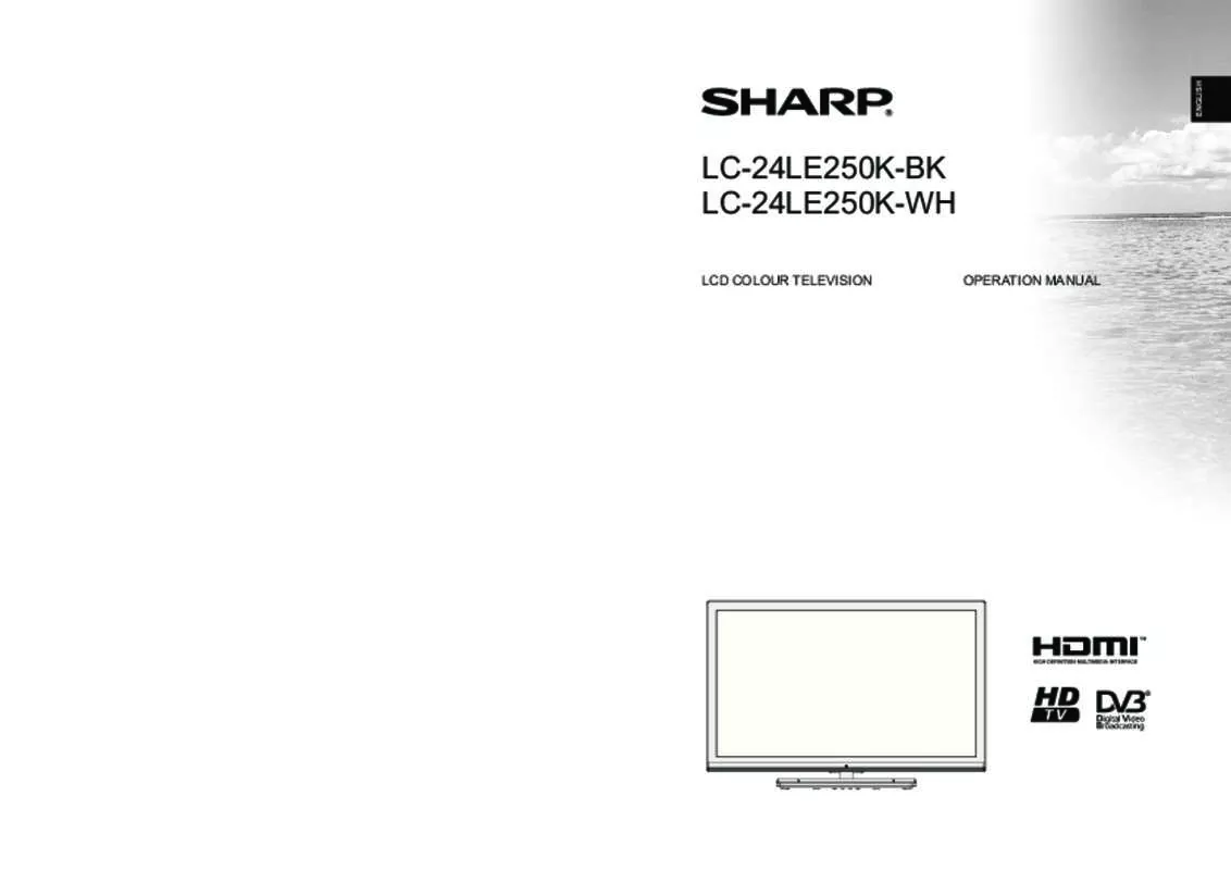 Mode d'emploi SHARP LC24LE250KBK/KWH