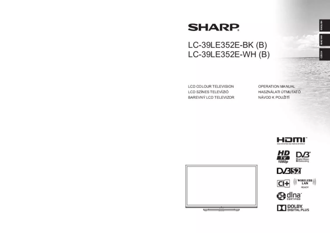 Mode d'emploi SHARP LC39LE352EXX