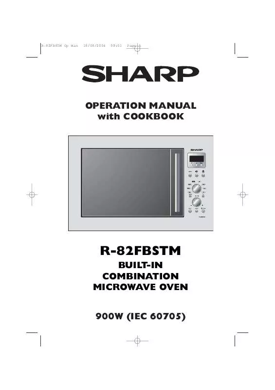 Mode d'emploi SHARP R-82FBSTM