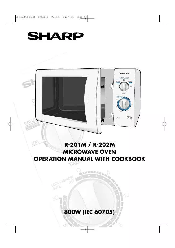 Mode d'emploi SHARP R201