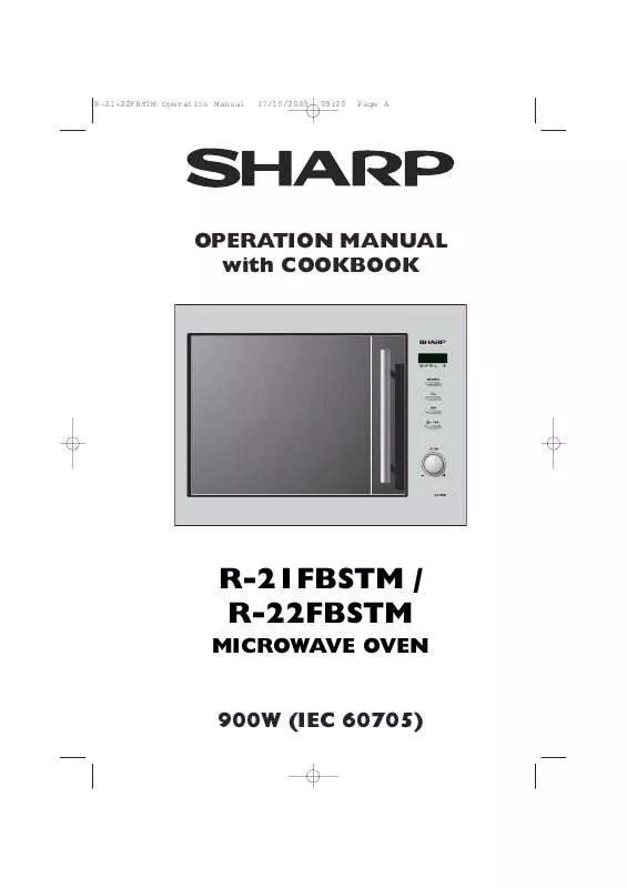 Mode d'emploi SHARP R22FBSTM