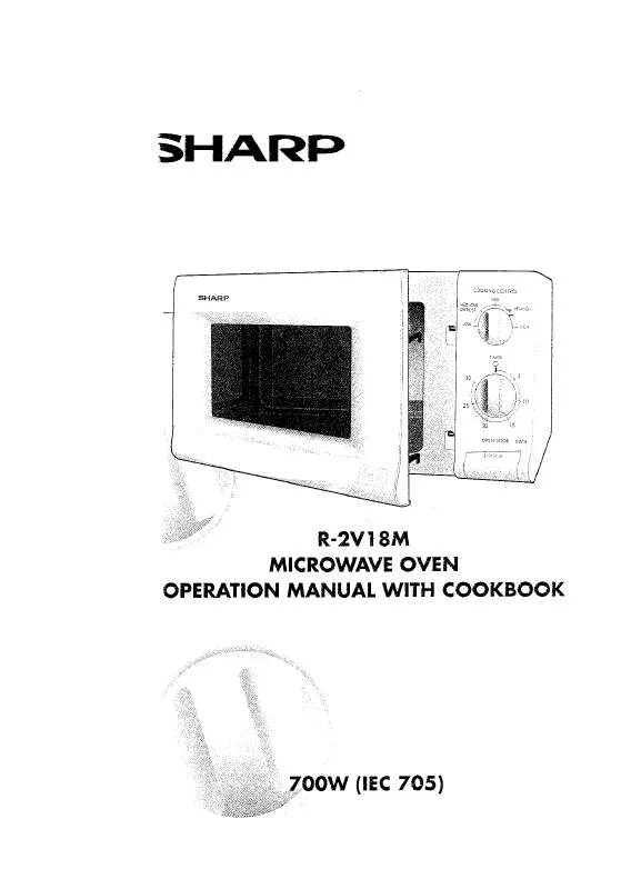 Mode d'emploi SHARP R2V18M