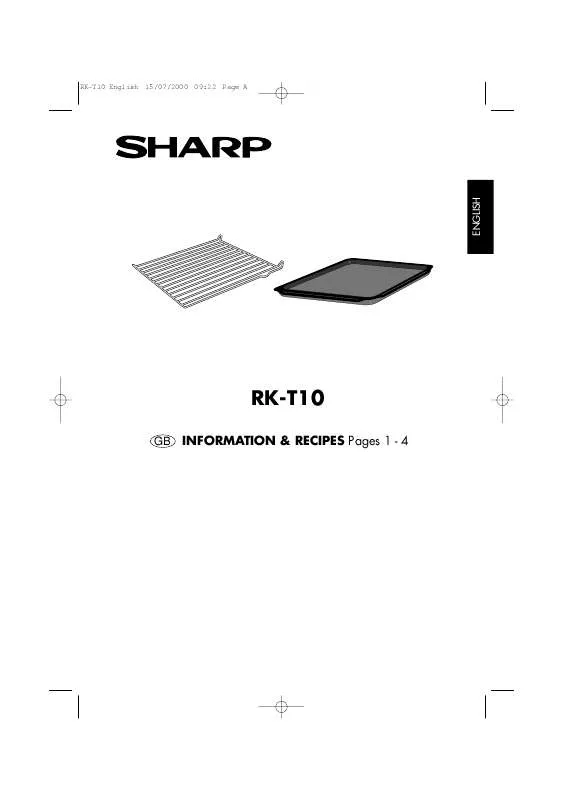 Mode d'emploi SHARP RK-T10