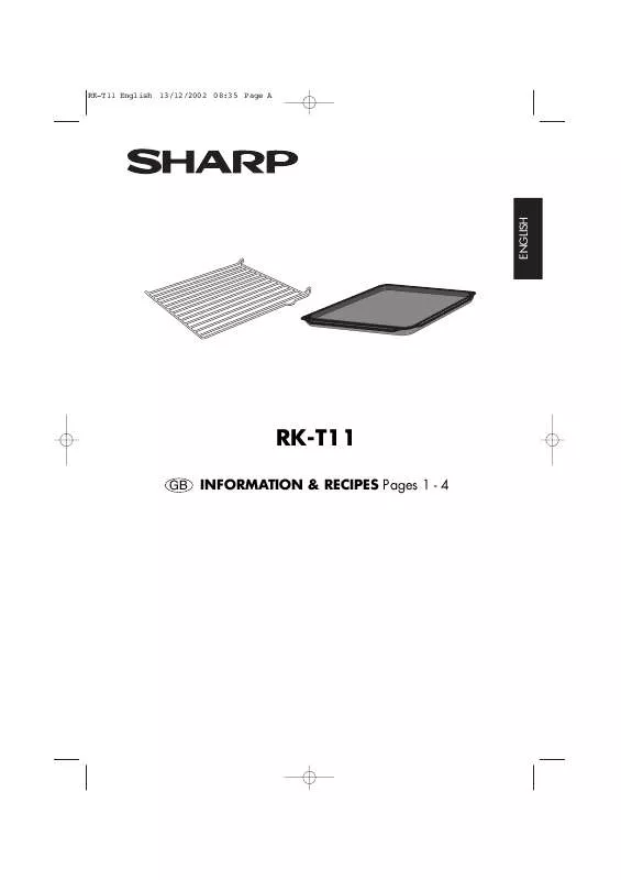 Mode d'emploi SHARP RK-T11