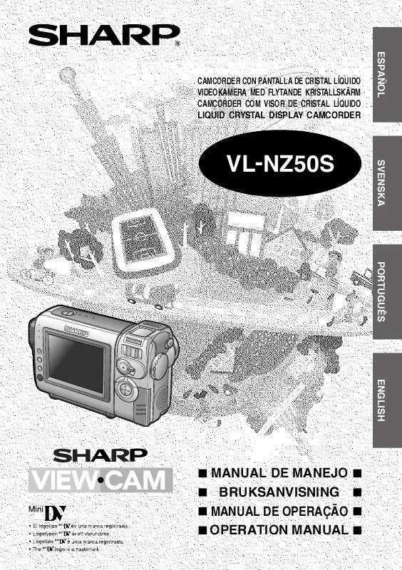 Mode d'emploi SHARP VL-NZ50S