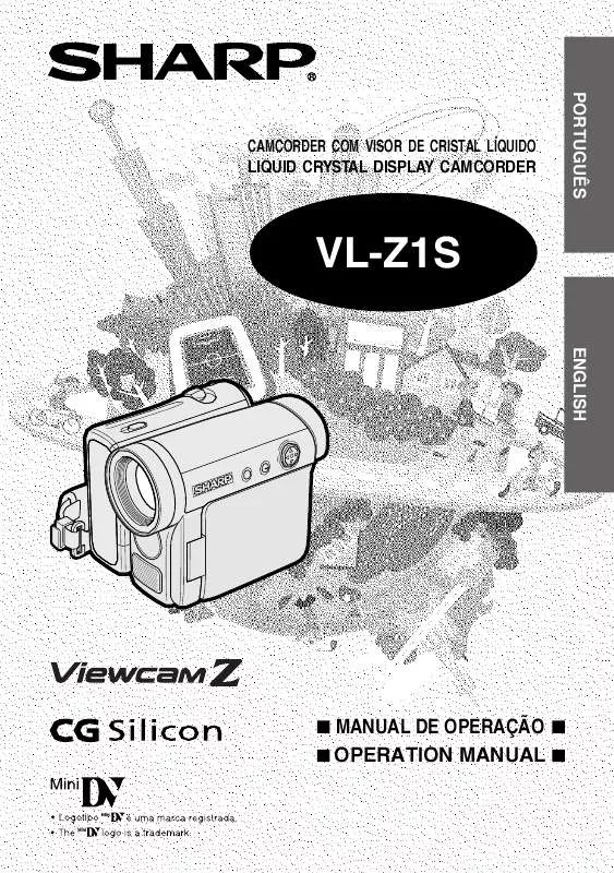Mode d'emploi SHARP VL-Z1S