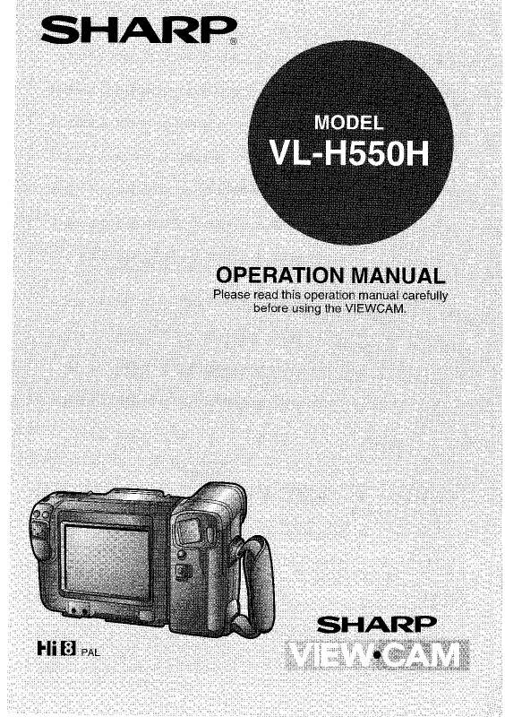 Mode d'emploi SHARP VL-H550H