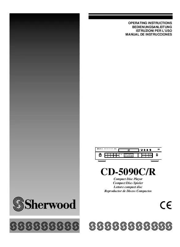 Mode d'emploi SHERWOOD CD-5090