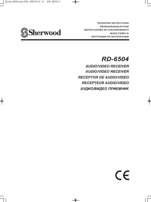 Mode d'emploi SHERWOOD RD-6504