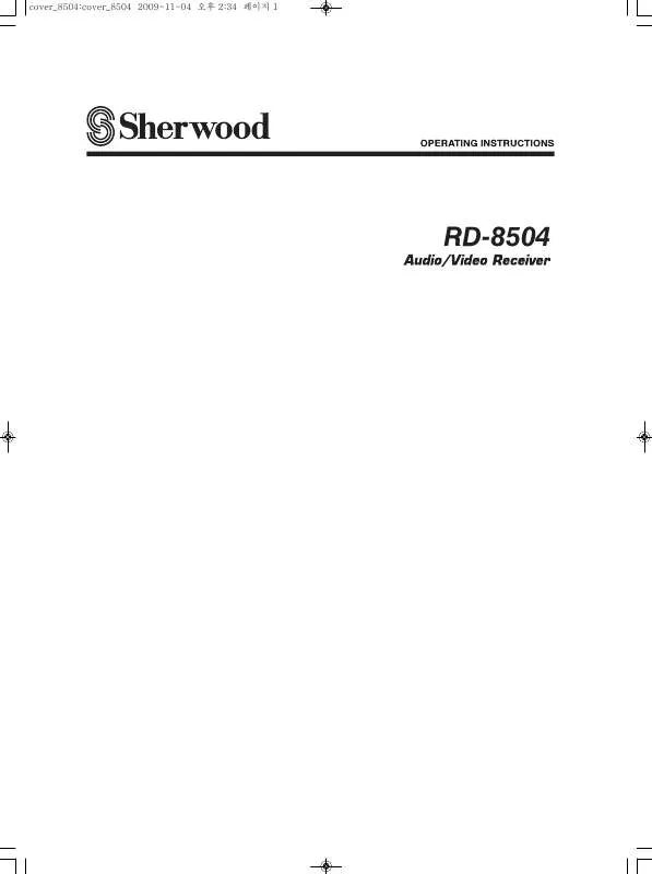 Mode d'emploi SHERWOOD RD-8504