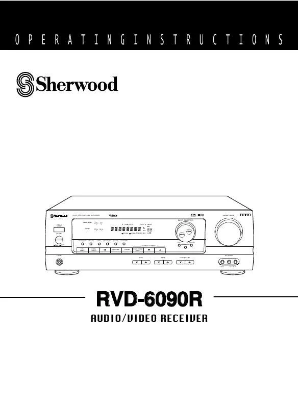Mode d'emploi SHERWOOD RVD-6090
