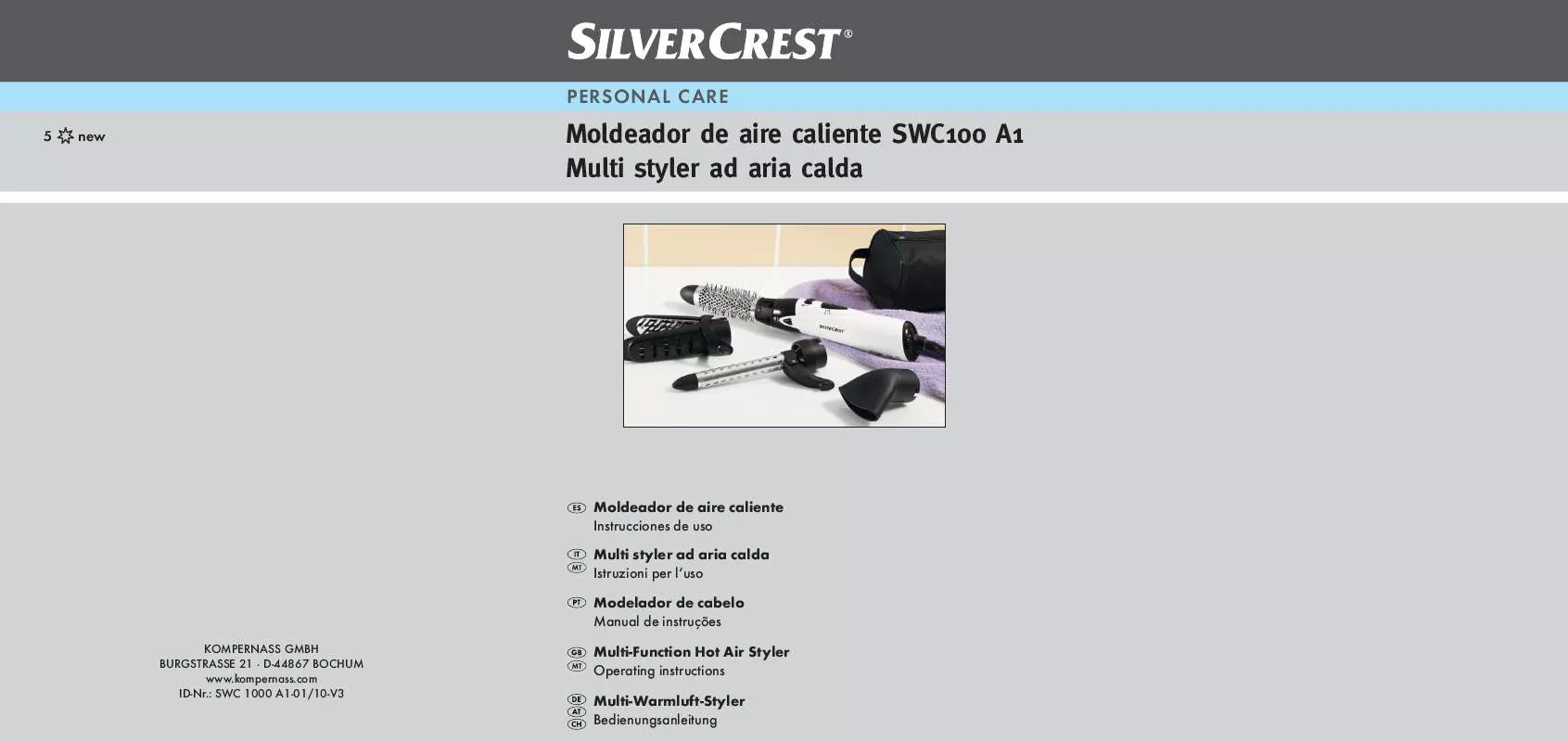 Mode d'emploi SILVERCREST SWC100 A1