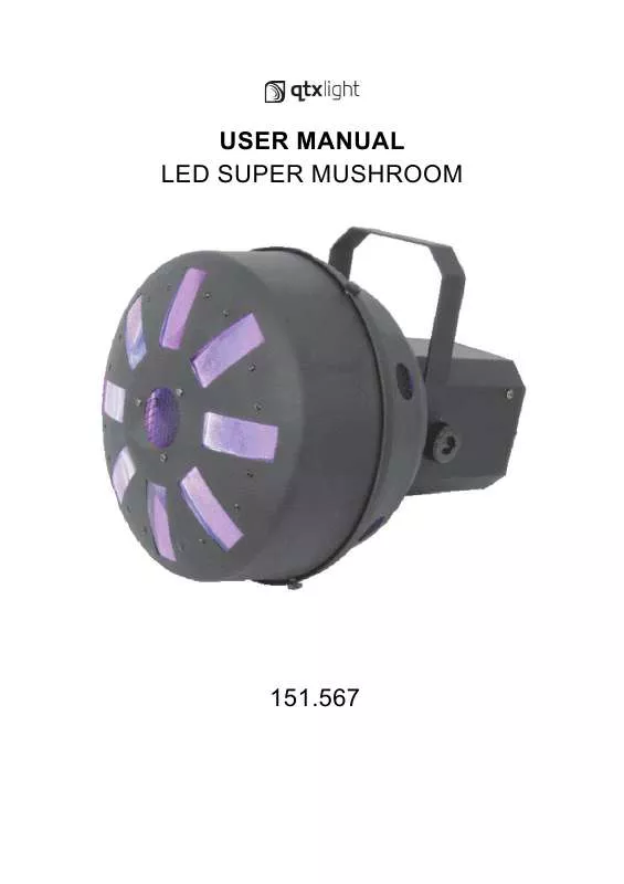 Mode d'emploi SKYTRONIC LED SUPER MUSHROOM 151.567