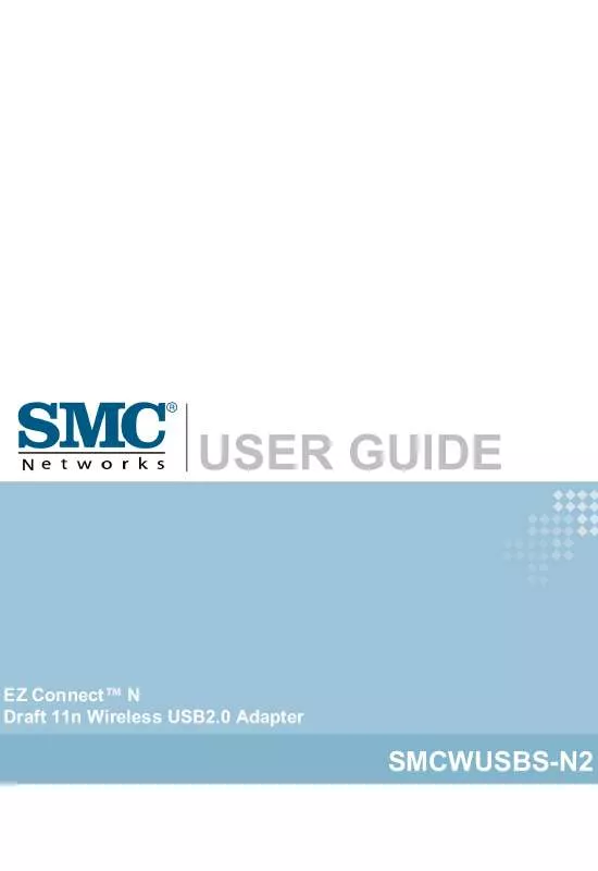 Mode d'emploi SMC NETWORKS SMCWUSBS-N2