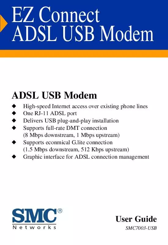 Mode d'emploi SMC 7003-USB