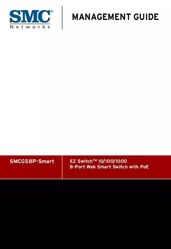 Mode d'emploi SMC GS8P-SMART
