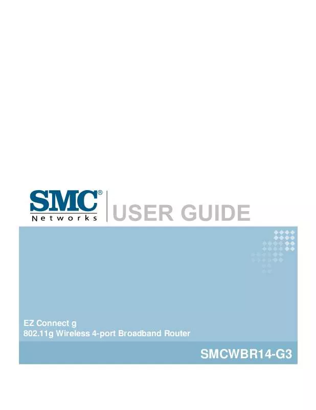 Mode d'emploi SMC WBR14-G3