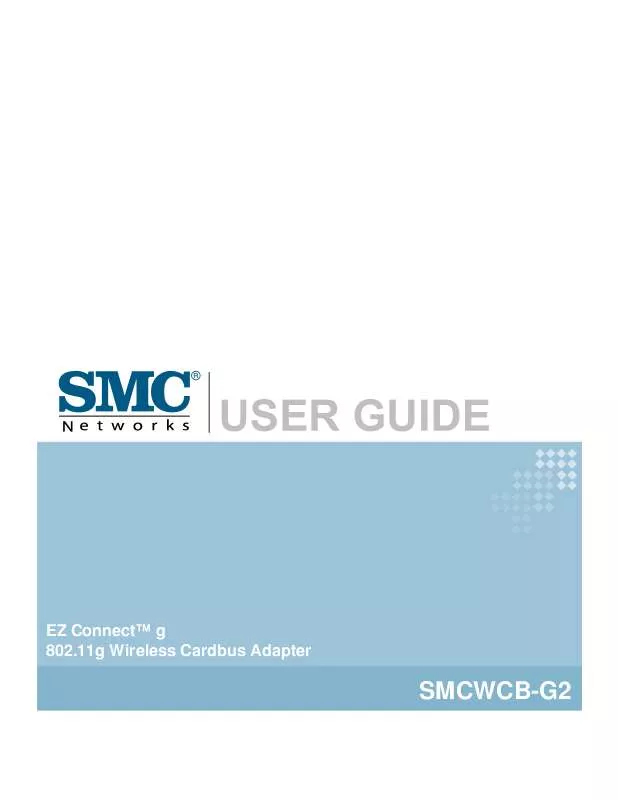 Mode d'emploi SMC WCB-G2