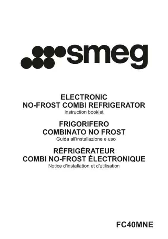 Mode d'emploi SMEG FC40MNE