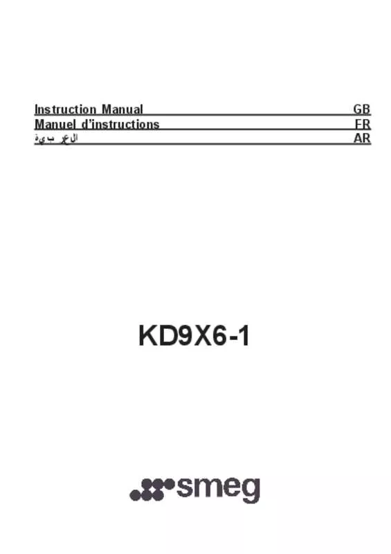 Mode d'emploi SMEG KD9X6-1