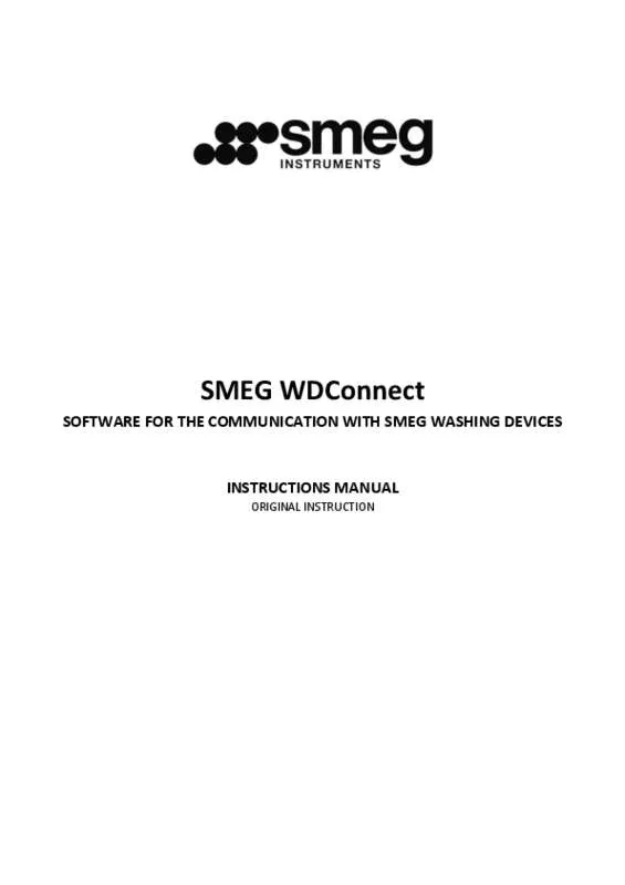 Mode d'emploi SMEG WD-CONNECT
