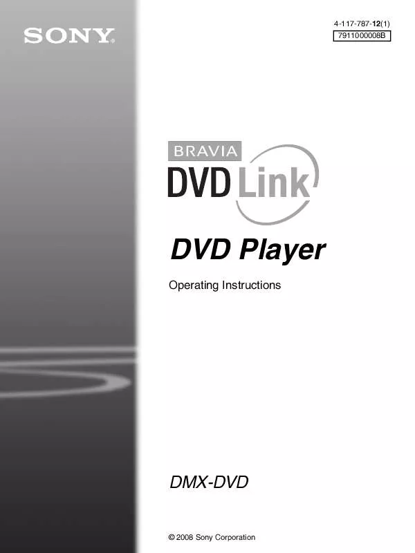 Mode d'emploi SONY DMX-DVD