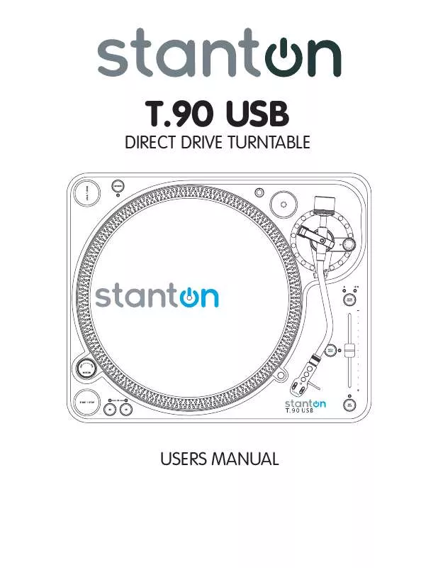 Mode d'emploi STANTON T.90 USB