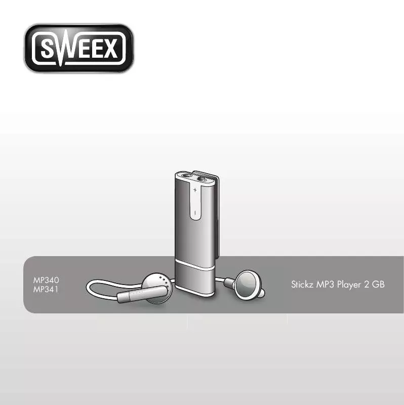 Mode d'emploi SWEEX MP340